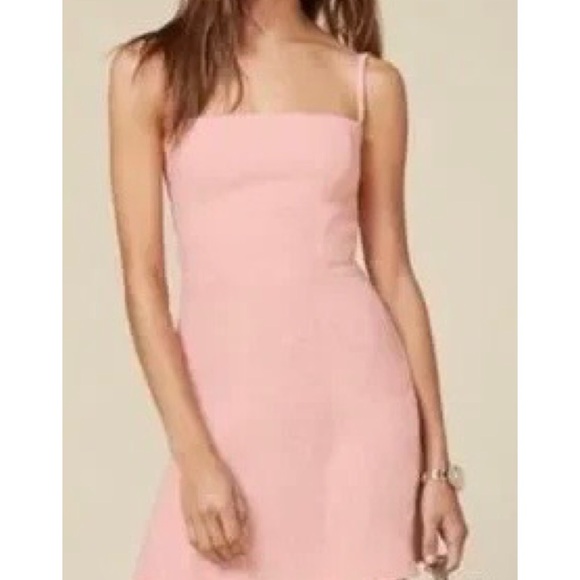 |Sold|  •Reformation• baby pink dress - Picture 2 of 9